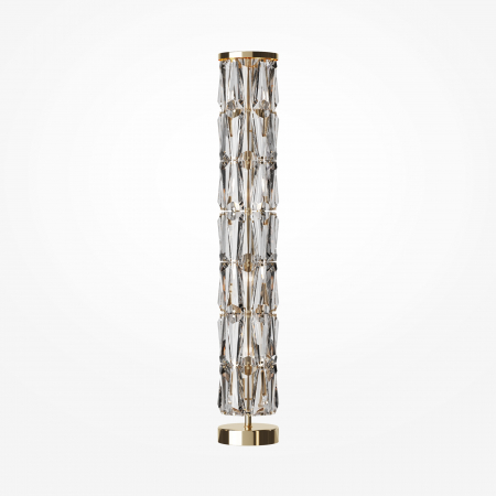 Produse - Lampadar Puntes MOD043FL-08G, cu intrerupator, 8xE14, auriu+transparent, IP20, Maytoni