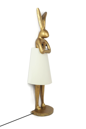 Produse - Lampadar Rabbit 24,5x37,5x150 cm, Polirășină Alb - Kare Design