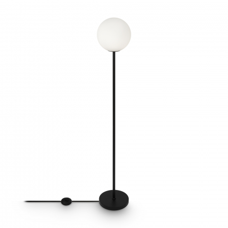Lampadar Ring MOD013FL-01B, cu intrerupator, 1xE14, negru+alb, IP20, Maytoni [1]