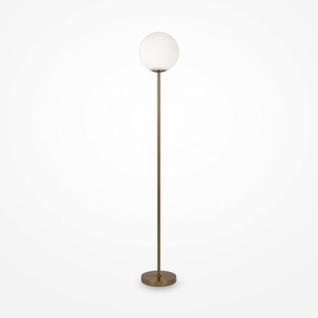 Lampadare - Lampadar Ring MOD013FL-01BS, cu intrerupator, 1xE27, alb+arama, IP20, Maytoni