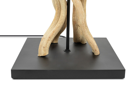 Lampadar Scultra 55x55x158 cm, Lemn de Acacia - Kare Design [5]