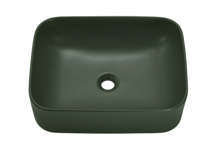 Produse - Lavoar baie ceramic aplicat 50/60 cm verde/albastru mat KAMA COMAD