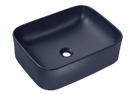 Lavoar baie ceramic aplicat 50/60 cm verde/albastru mat KAMA COMAD [5]
