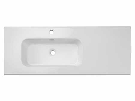 Lavoar mobilier baie, 120 cm, GO Alb lucios, cu blat ceramic COMAD [2]