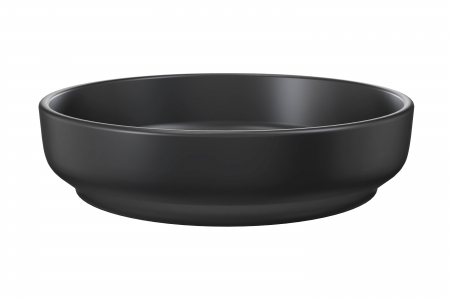Lavoar pe blat baie RIVER1, negru mat, aplicat COMAD [1]