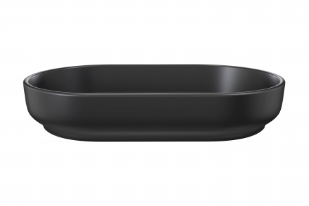 Lavoar pe blat baie , RIVER2, negru mat COMAD [1]
