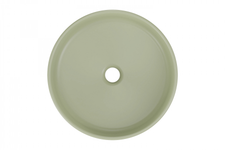 Lavoar pe blat baie , RIVER1, Lavoar aplicat baie, Verde mat, COMAD [2]