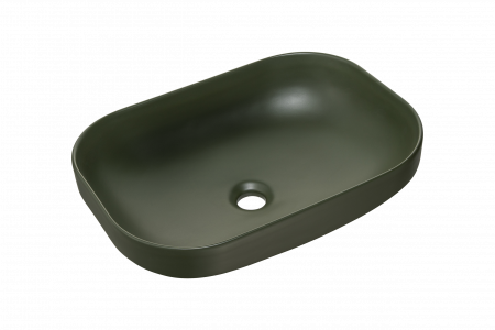 Produse - Lavoar pe blat baie / Lavoar aplicat baie, , Verde mat, COMAD