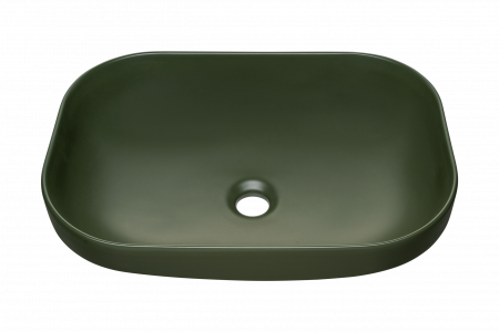 Lavoar pe blat baie / Lavoar aplicat baie, , Verde mat, COMAD [2]