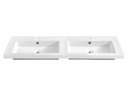 Lavoar pentru mobilier cu două cuve, 120 cm Cabin Basins UM-8070 SPIRIT 120D DP COMAD [1]