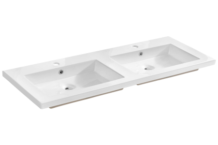 Mobilier Baie - Lavoar pentru mobilier cu două cuve, 120 cm Cabin Basins UM-8070 SPIRIT 120D DP COMAD