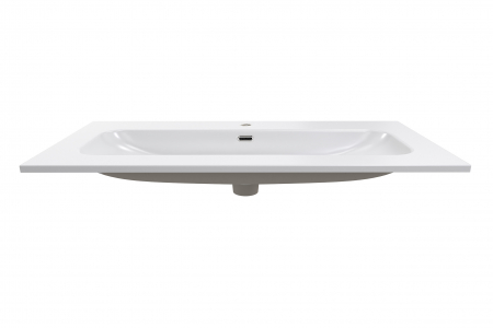 Lavoar baie 100 cm Alb lucios, FLY, pentru mobilier, incastrat, cu o cuva COMAD [1]