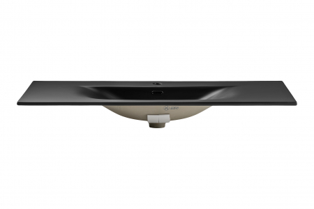 Lavoar baie pentru mobilier/incastrat SKY 120 cm negru mat cu o cuva COMAD [1]