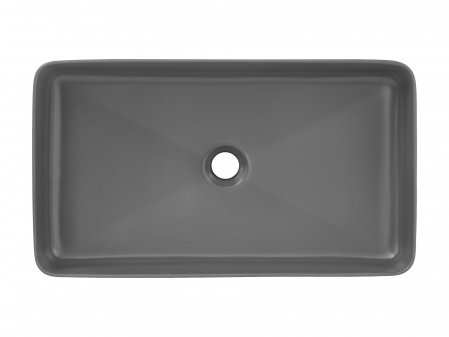Lavoar baie SLIM 2 E-6275, 61 x 34 x 11 cm, negru mat, DP [2]