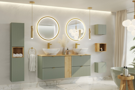 Blat baie 120 cm, Line Reed Green, B 89-120, COMAD [1]