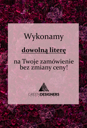 Litera realizata la comanda din flori artificiale SELECT inaltime 60 cm [3]