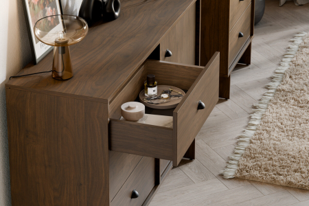 Dresser 118cm 1 door 3 drawers Yori Villa Nuc Villa YORI VILLA 72-118-40-1D3S COMAD [6]