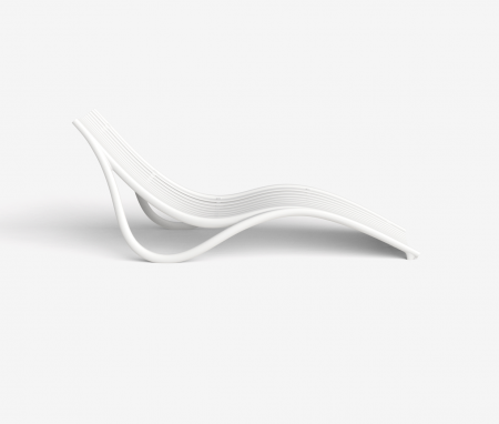 Lounger gradina/piscina Ibiza 177 cm polipropilena, forma ergonomica, design modern, 65045 - Vondom [5]