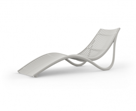 Lounger gradina/piscina Ibiza 177 cm polipropilena, forma ergonomica, design modern, 65045 - Vondom [1]