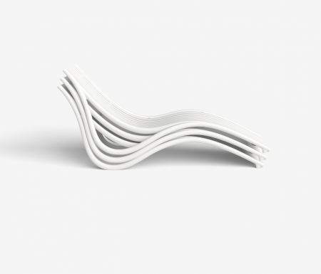 Lounger gradina/piscina Ibiza 177 cm polipropilena, forma ergonomica, design modern, 65045 - Vondom [4]
