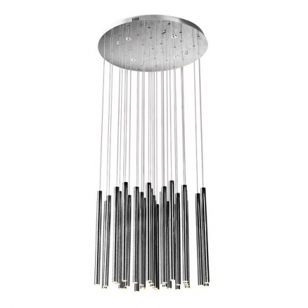 Lustra 33 pendule cilindrice diverse finisaje LED Tonia Ø 62 cm, metal/acril, inaltime reglabila, P0175D - Maxlight [0]