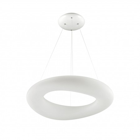 Lustre - Lustra alba iluminare LED LIMA Ø 46 cm, inaltime reglabila, 003064-009106 - Zumaline