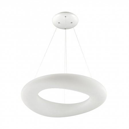 Lustre - Lustra alba iluminare LED LIMA Ø 60 cm, inaltime reglabila, 003064-009107 - Zumaline