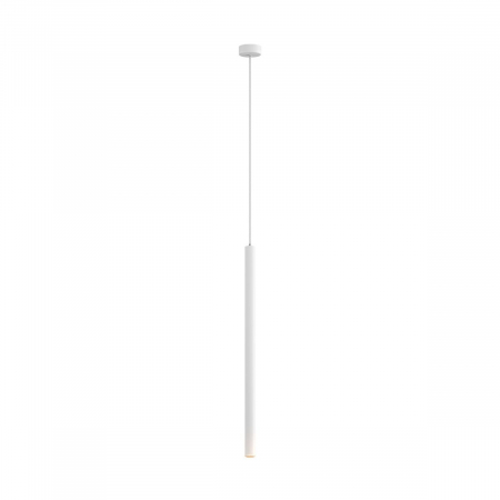 Promotii - Lustra alba LOYA pendul cilindric cu iluminare LED, inaltime reglabila, 003064-003492 - Zumaline