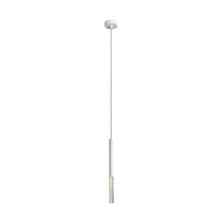 Promotii - Lustra alba ONE pendul cilindric cu iluminare LED, inaltime reglabila, 003064-009118 - Zumaline