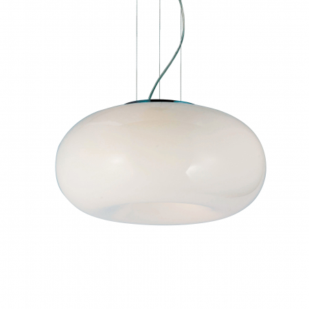 Lustre - Lustra alba moderna rotunda Kire, diverse dimensiuni, AZ 0205 - Azzardo