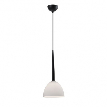 Lustre - Lustra alba suspendata tip pendul Kees, sticla/metal, design modern, AZ 3334 - Azzardo
