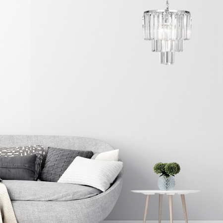Lustra/candelabru rotund AMEDEO din cristal Ø29 cm, design modern, 003064-009237 - Zumaline [3]