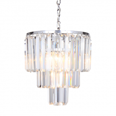 Lustra/candelabru rotund AMEDEO din cristal Ø29 cm, design modern, 003064-009237 - Zumaline [1]
