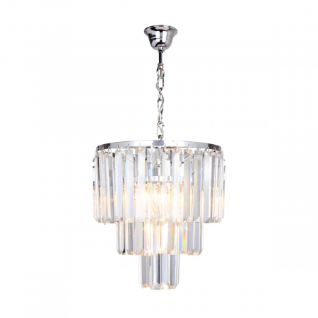 Lustre - Lustra/candelabru rotund AMEDEO din cristal Ø29 cm, design modern, 003064-009237 - Zumaline