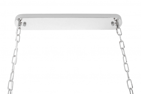 Lustra argintie crom design lux Imperio Long cu cristale 90x30 cm, DW-D5689S.SILVER - King [4]