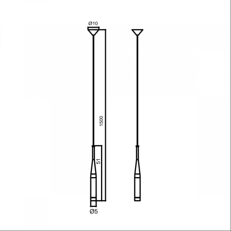 Lustra aurie CONTE tip pendul, inaltime reglabila, metal/sticla, 003064-011440 - Zumaline [2]