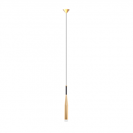 Promotii - Lustra aurie CONTE tip pendul, inaltime reglabila, metal/sticla, 003064-011440 - Zumaline