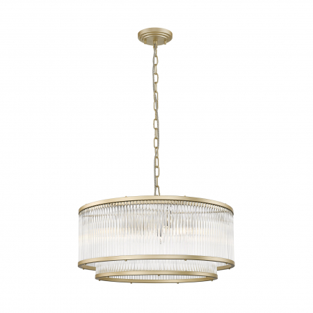 Lustre - Lustra aurie design clasic SERGIO 50,5 cm metal / sticla, 003064-016824 - Zumaline