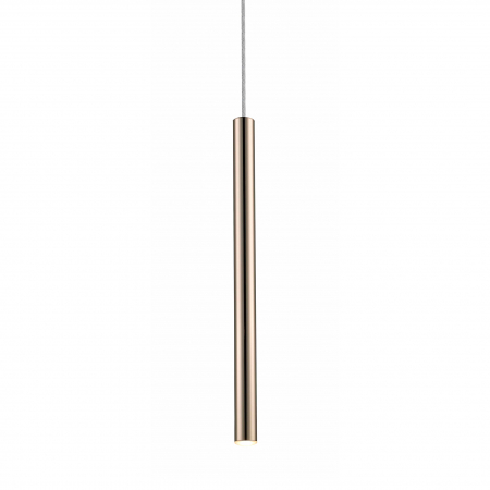 Lustra aurie LOYA II pendul cilindric cu iluminare LED, inaltime reglabila, 003064-003490 - Zumaline [1]