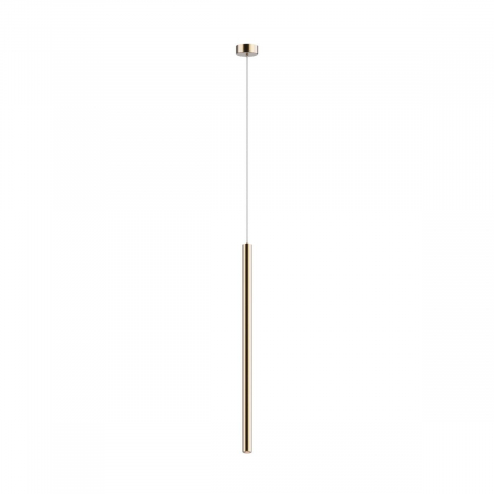 Lustre - Lustra aurie LOYA II pendul cilindric cu iluminare LED, inaltime reglabila, 003064-003490 - Zumaline