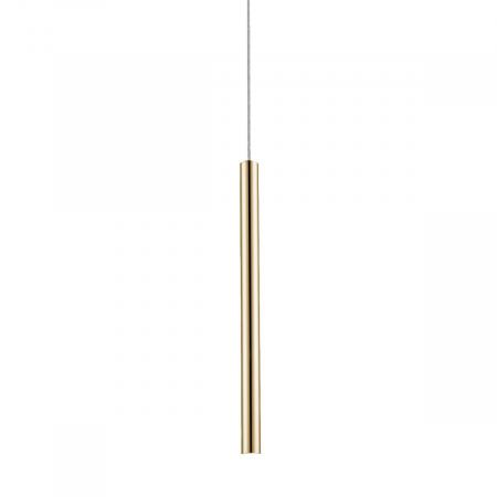 Lustra aurie LOYA pendul cilindric cu iluminare LED, inaltime reglabila, 003064-008383 - Zumaline [1]