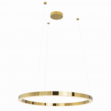 Promotii - Lustra aurie lux LED dimabil Selsa Ø 110 cm metal/acril inaltime reglabila, P0370D - Maxlight