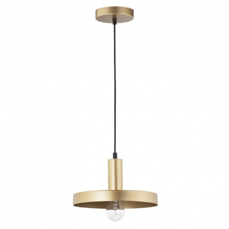Lustre - Lustra aurie/neagra moderna Hindia, pendul metal Ø 25 cm, inaltime reglabila, 9417050 - Novaluce