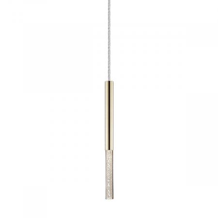 Lustra aurie ONE pendul cilindric cu iluminare LED, inaltime reglabila, 003064-009120 - Zumaline [1]