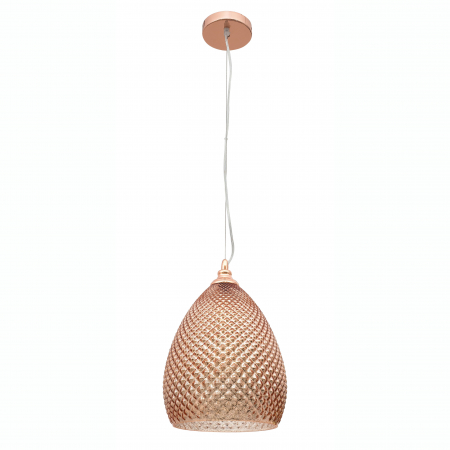 Promotii - Lustra Boho Ø24 cm sticla auriu rose/crom, 8040602 - Novaluce