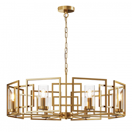 Lustre - Lustra Bowi H009PL-08G, 8xE14, aurie, IP20, Maytoni