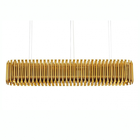 Lustre - Lustra/candelabru auriu Dunne Long design extravagant, 172x30 cm, metal, 1162.S2 - King