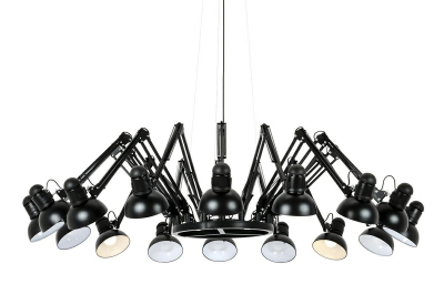 Lustra/candelabru cu design modern industrial Torger II 50-200 cm cu brate reglabile, JD-182-16 - King [1]