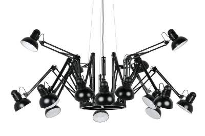 Lustra/candelabru cu design modern industrial Torger II 50-200 cm cu brate reglabile, JD-182-16 - King [6]