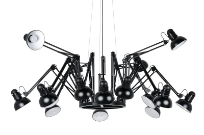 Lustra/candelabru cu design modern industrial Torger II 50-200 cm cu brate reglabile, JD-182-16 - King [7]